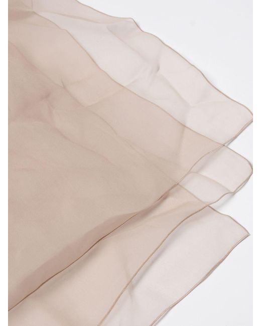 Alberta Ferretti Natural Neckerchief