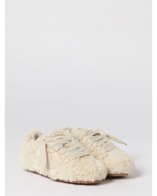 Axel Arigato Natural Tact Shearling Runner Shearling Sneakers