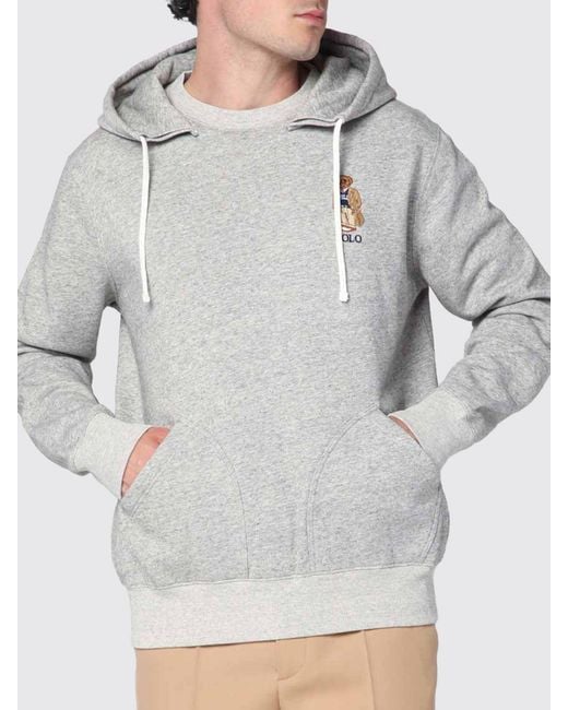 Sweatshirt Homme Polo Ralph Lauren pour homme en coloris Gray