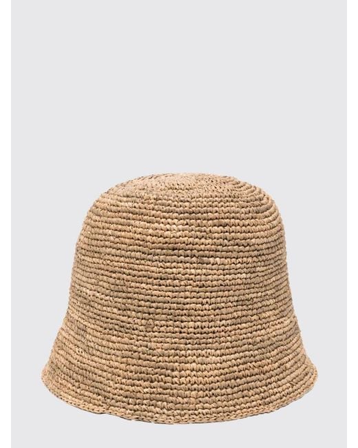 IBELIV Natural Andao Crocheted Raffia Hat