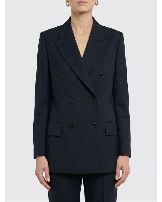 Gucci Blue Wool Double-Breasted Blazer