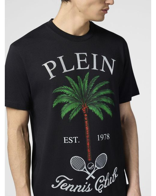 Philipp Plein Black T-Shirt for men