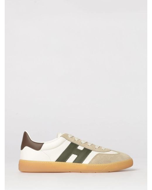 Hogan White Cool Leather Sneakers for men