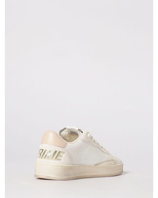 Crime London Natural Chelsea Leather Sneakers