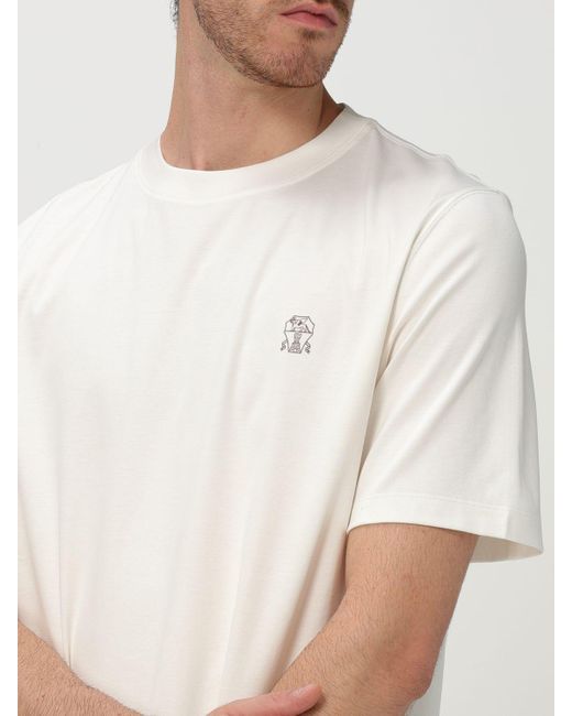 Brunello Cucinelli T-Shirt Herren in White für Herren