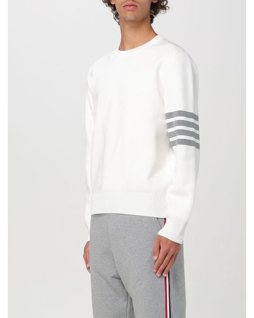Thom Browne Baumwollpullover in White für Herren
