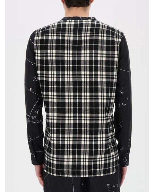 Rick Owens Black Printed Cotton Blend Shirt for men