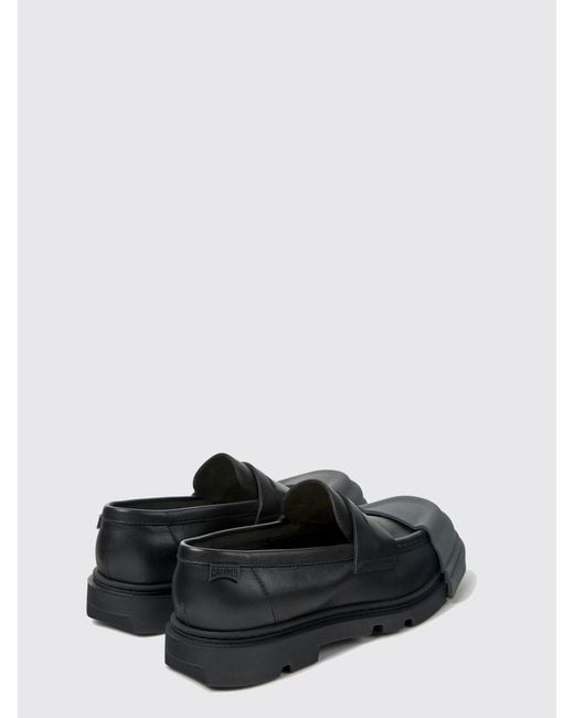 Camper White Bicolor Junction Loafers