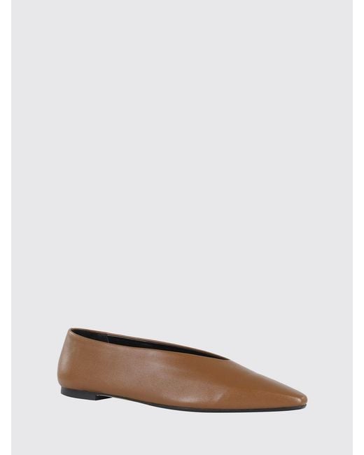 Aeyde Brown Betty Nappa Ballet Flats