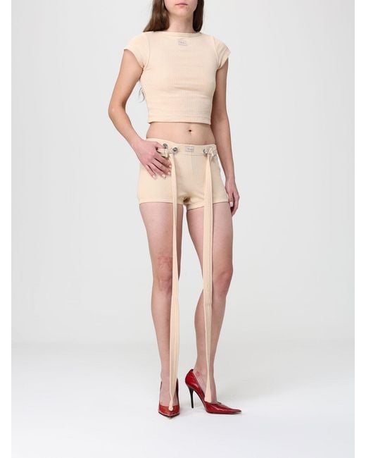 Jean Paul Gaultier Natural Cotton Crop T-Shirts