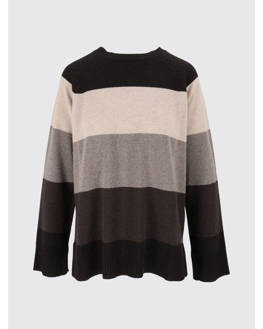Kangra Blue Relaxed Fit Striped Crewneck Jumper