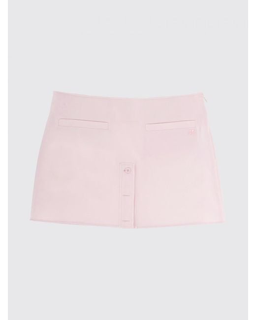 Courreges Pink CourrÈ Ges Polyester Mini Skirt