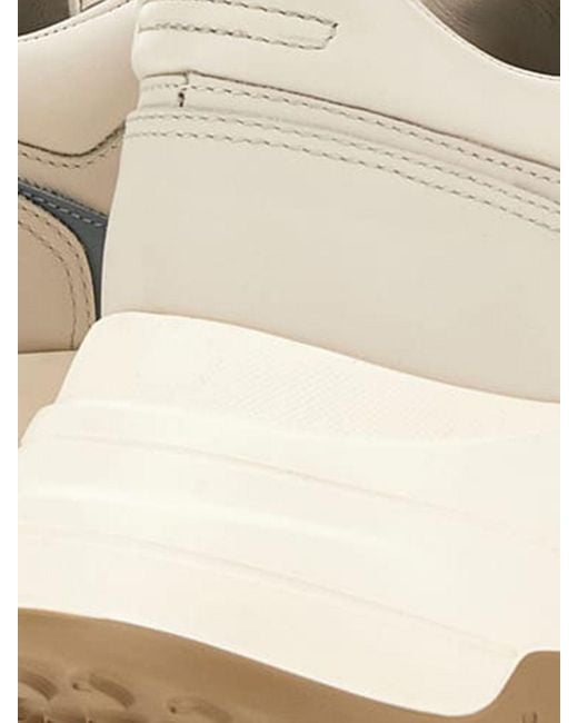 Hogan White H669 Leather Sneakers
