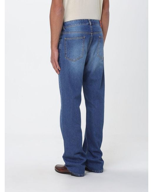 Just Cavalli Blue Denim Straight Jeans for men
