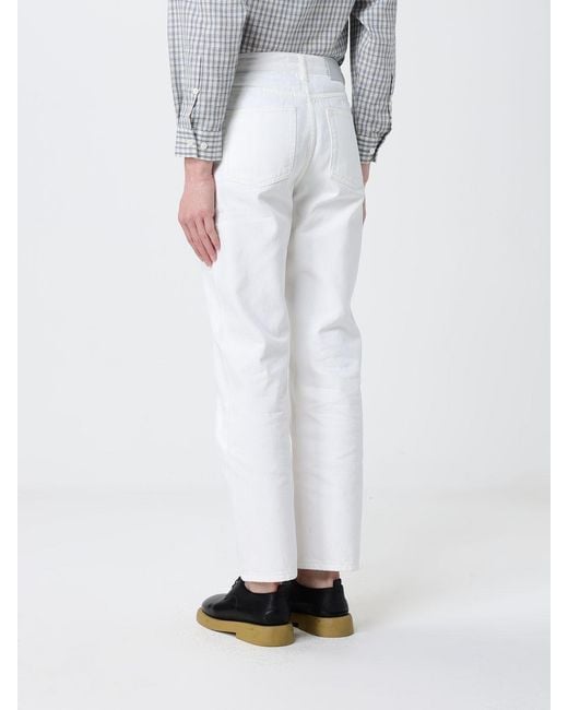 Vaqueros Slim Fit De Denim De Algodón DUNST de color White