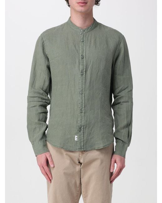 Blauer Green Linen Casual Shirt for men