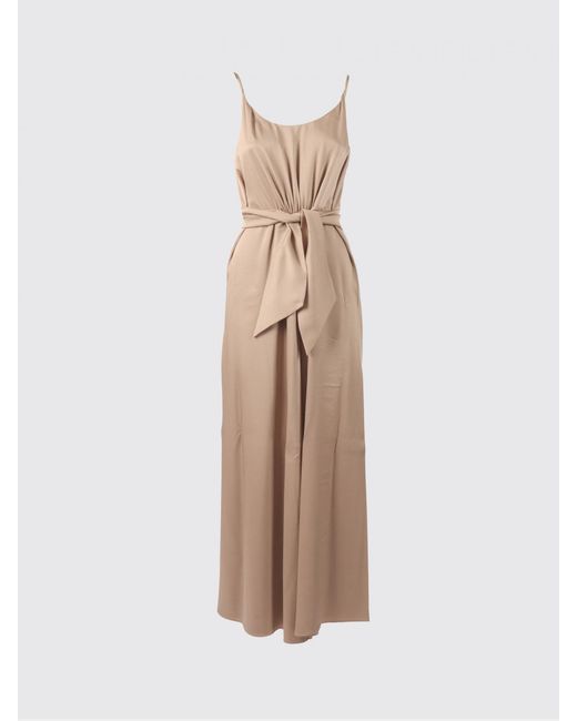 Emporio Armani Natural Long Twill Dress