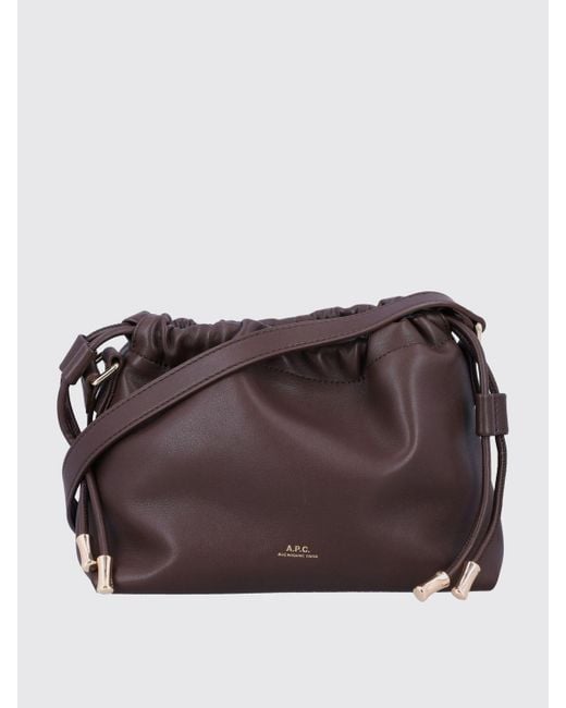 A.P.C. Brown Handtasche Damen