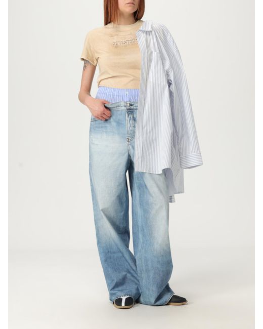 Acne Blue Hose Damen