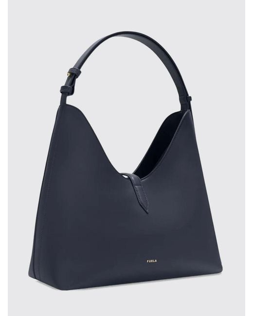Furla Blue Goccia Shoulder Bag
