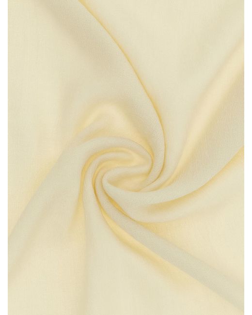 Max Mara White Wool And Silk Stole
