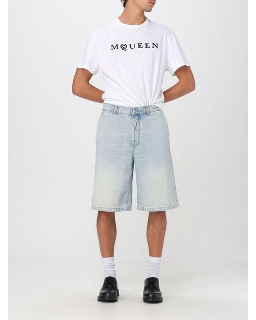 McQueen Blue Short for men