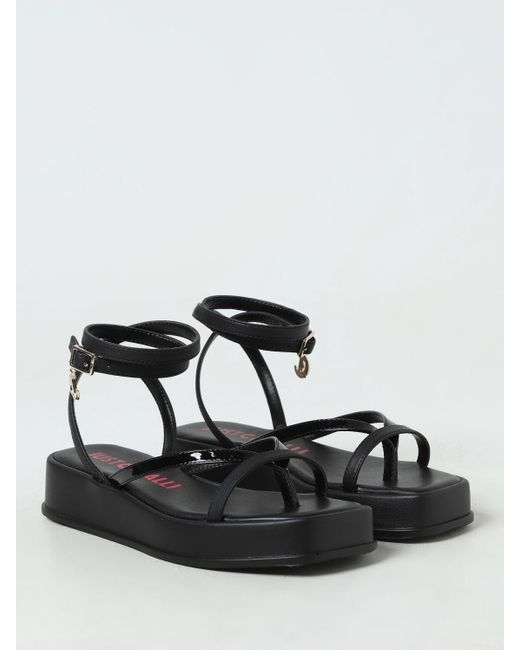 Just Cavalli Black Heeled Sandals