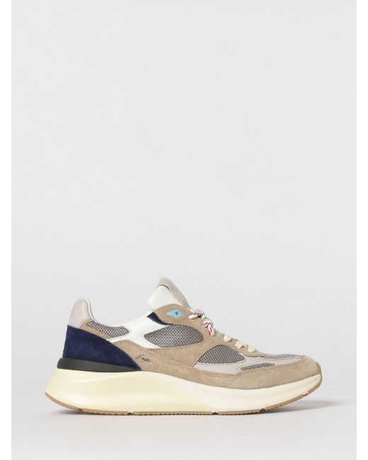 Date White Suede And Mesh Sneakers for men