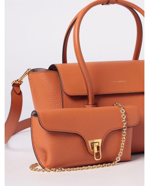 Coccinelle Orange Beat Double Bag