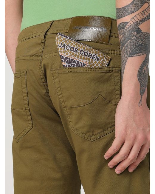 Jacob Cohen Green Jeans for men