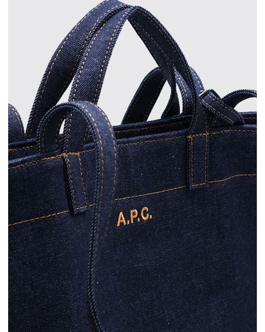 A.P.C. Blue Handbag