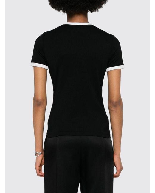 Courreges Black CourrÈ Ges T-Shirt