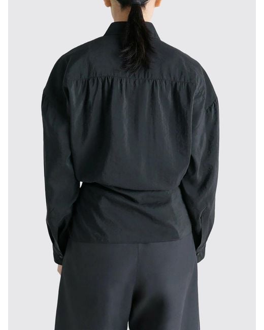 Lemaire Black Silk Shirt