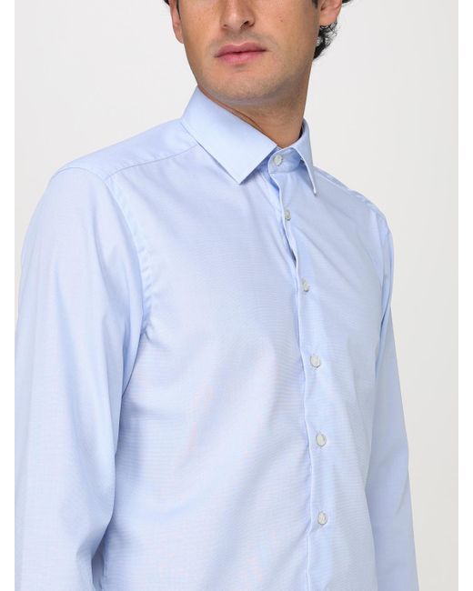 Camicia Basic di Etro in Blue da Uomo