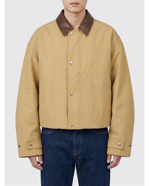Acne Blue Organic Cotton Shirt Jacket for men