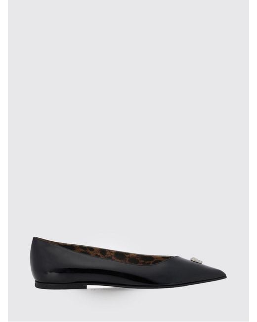 Philipp Plein White Ballet Flats
