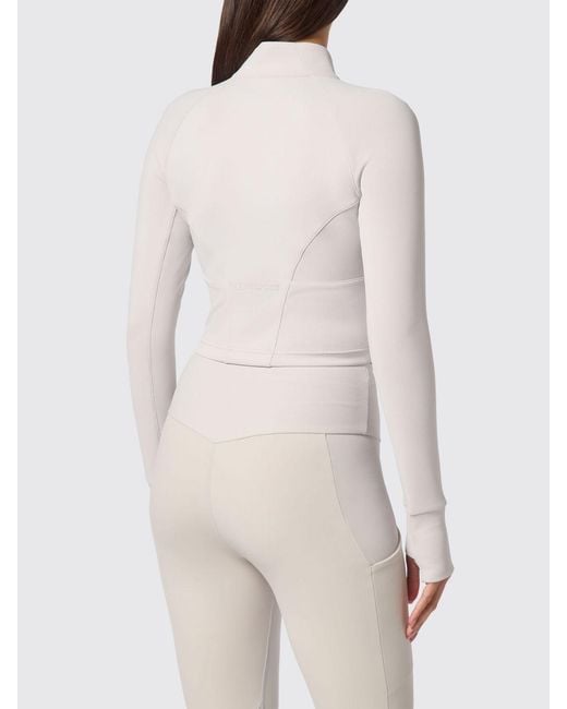 Philipp Plein White Long-Sleeve Slim Fit Sports Top