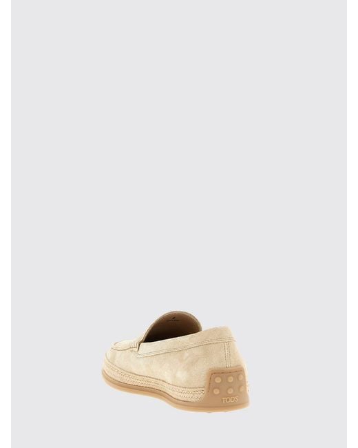 Tod's Natural Suede Loafers for men