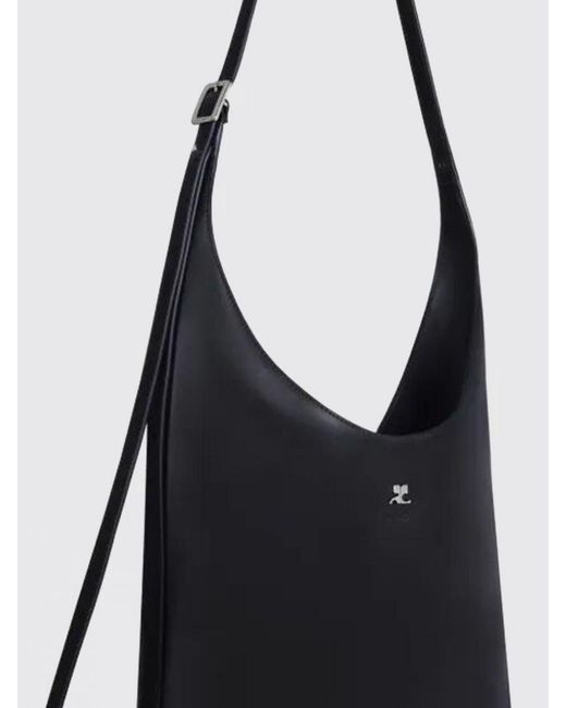 Courreges Black CourrÈ Ges Melt Leather Bag