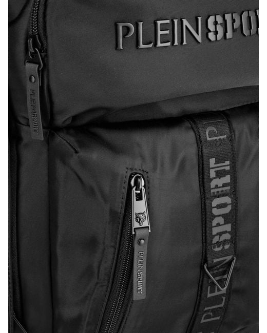 Philipp Plein Black Nylon Backpack for men