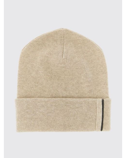 Brunello Cucinelli Natural Hat