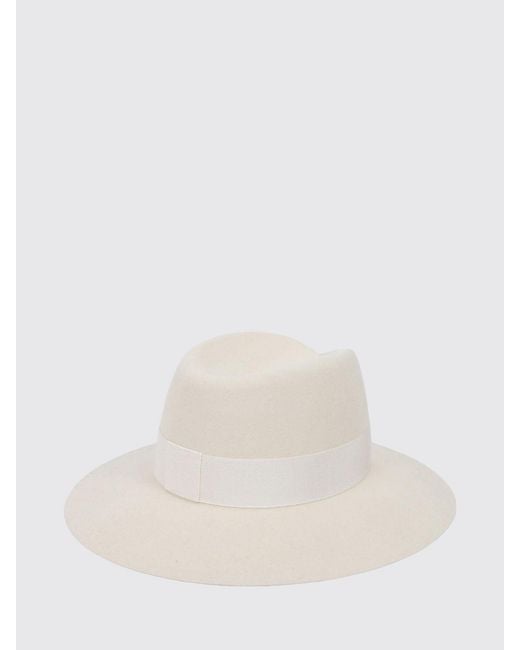 Maison Michel White Hat
