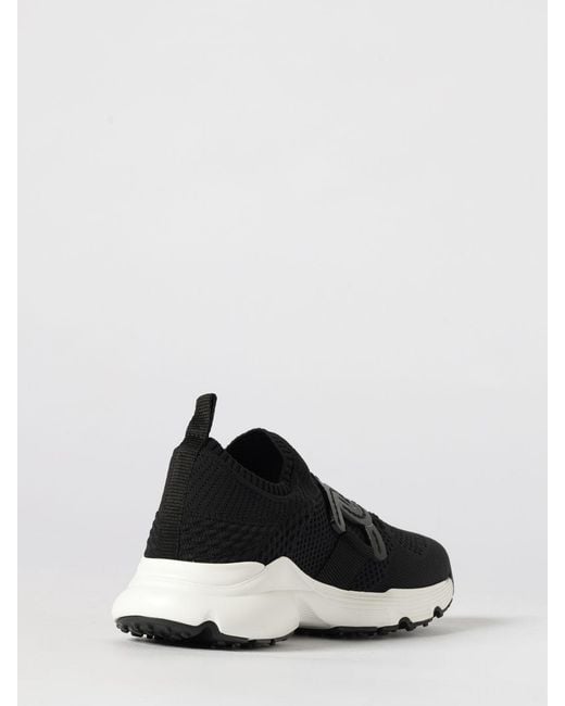 Tod's Black Kate Crochet Knit Sneakers