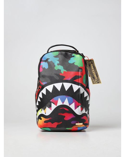 Sprayground Multicolor Backpack In Vegan Leather for men