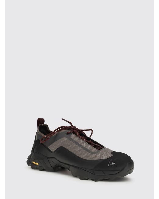 Roa Black Katharina Technical Fabric And Rubber Sneakers for men