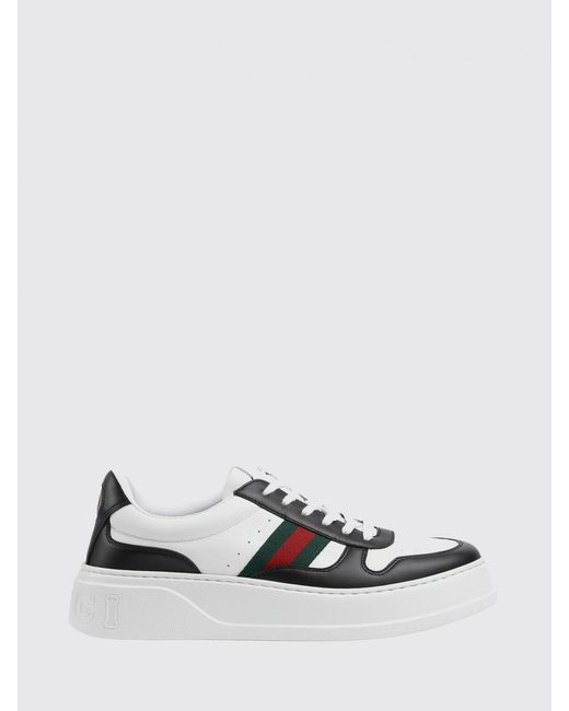 Gucci White Leather Sneakers for men