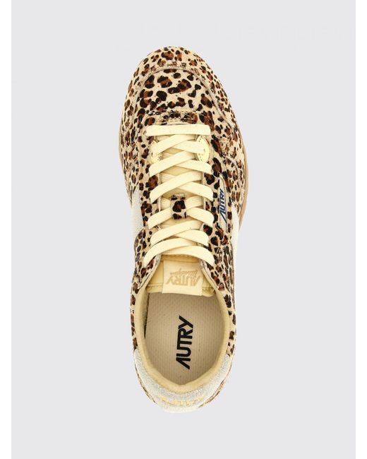 Autry Metallic Windspin Low-Top Sneakers