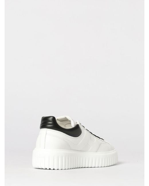 Hogan Natural H-Stripes Leather Sneakers for men