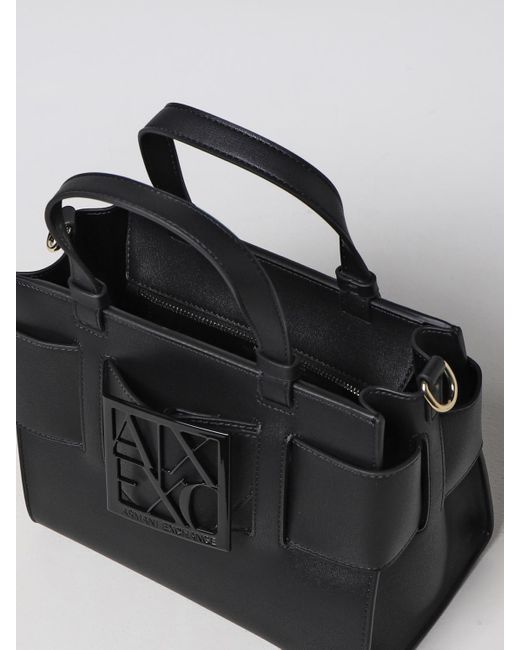 Sac Porté Épaule Femme ARMANI EXCHANGE en coloris Black