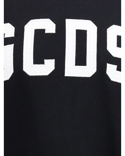 Sweat-Shirt À Col Rond En Coton Avec Logo Gcds pour homme en coloris Black